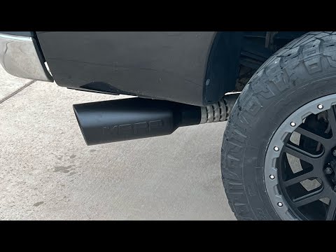4” to 6” Black MBRP Exhaust Tip. 6.7 Powerstroke.