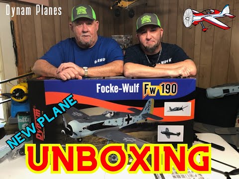 DYNAM FOCKE WULF FW 190 WARBIRD 1270mm (unboxing)