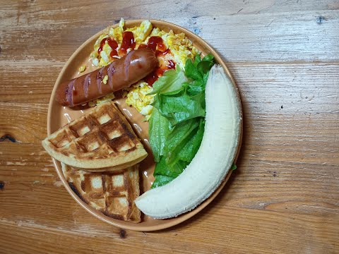 브뤼셀 와플 만들기 How to make Brussels waffles
