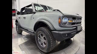 2023 Ford Bronco BigBend 4Dr 4x4 2.3L EcoBoost Auto in CactusGrey on Two-ToneGrey Cloth only 39K kms
