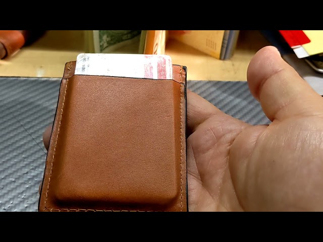 Vídeo relacionado con Carteras Tarjetero Cuero para Hombre, 100% Piel (8 Ranuras), Billetera Pequeña