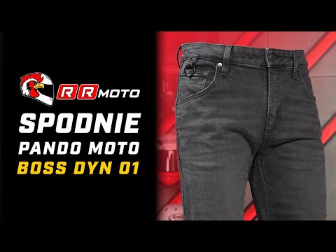 PANDO MOTO BOSS DYN _ jeansy motocyklowe z certyfikatem AAA _ bezpieczeństwo i wygoda