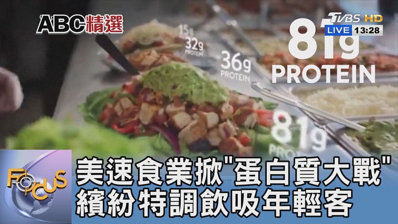 美速食業掀「蛋白質大戰」 繽紛特調飲吸年輕客