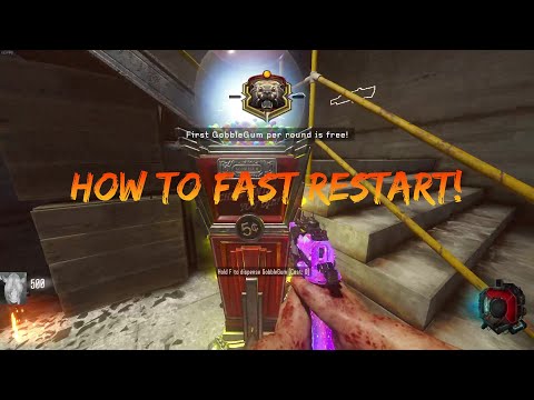 How To Fast Restart On Black Ops 3 PC ONLY
