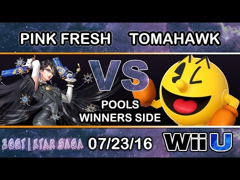 2GGT: KTAR Saga - VGBC | Pink Fresh (Bayonetta) vs Tomahawk (Pac-Man) Pools - Smash Wii U