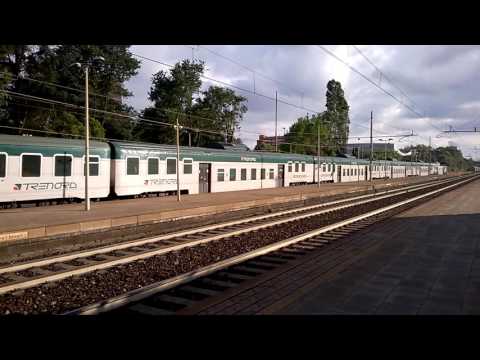 E464 257 Trenord+8 piano ribassato Trenord e XMPR - Sesto San Giovanni 16/05/2016