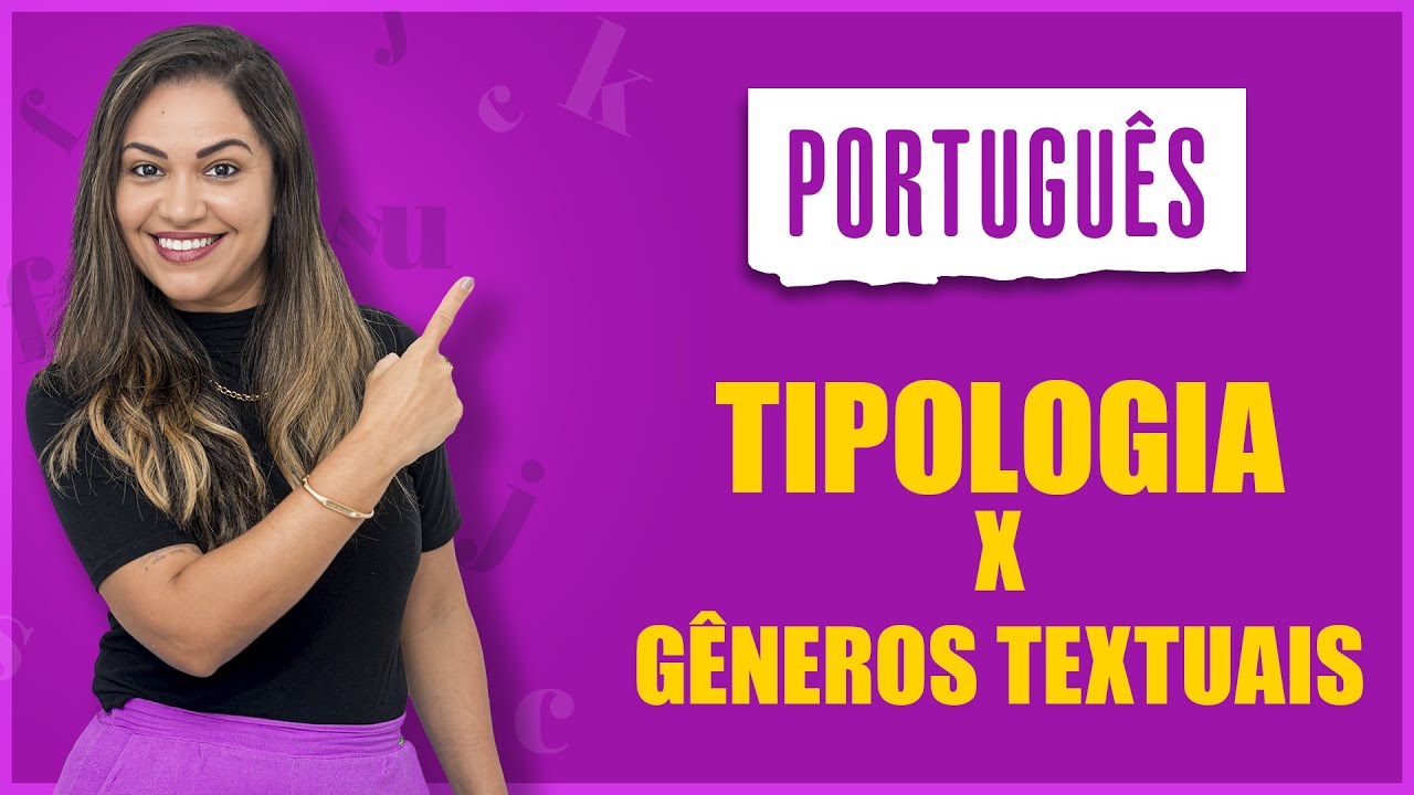 Português - Tipologia e gêneros textuais