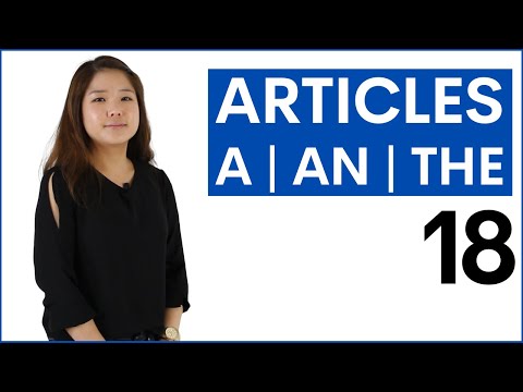 Learn Articles a / an / the | Basic English Grammar Course