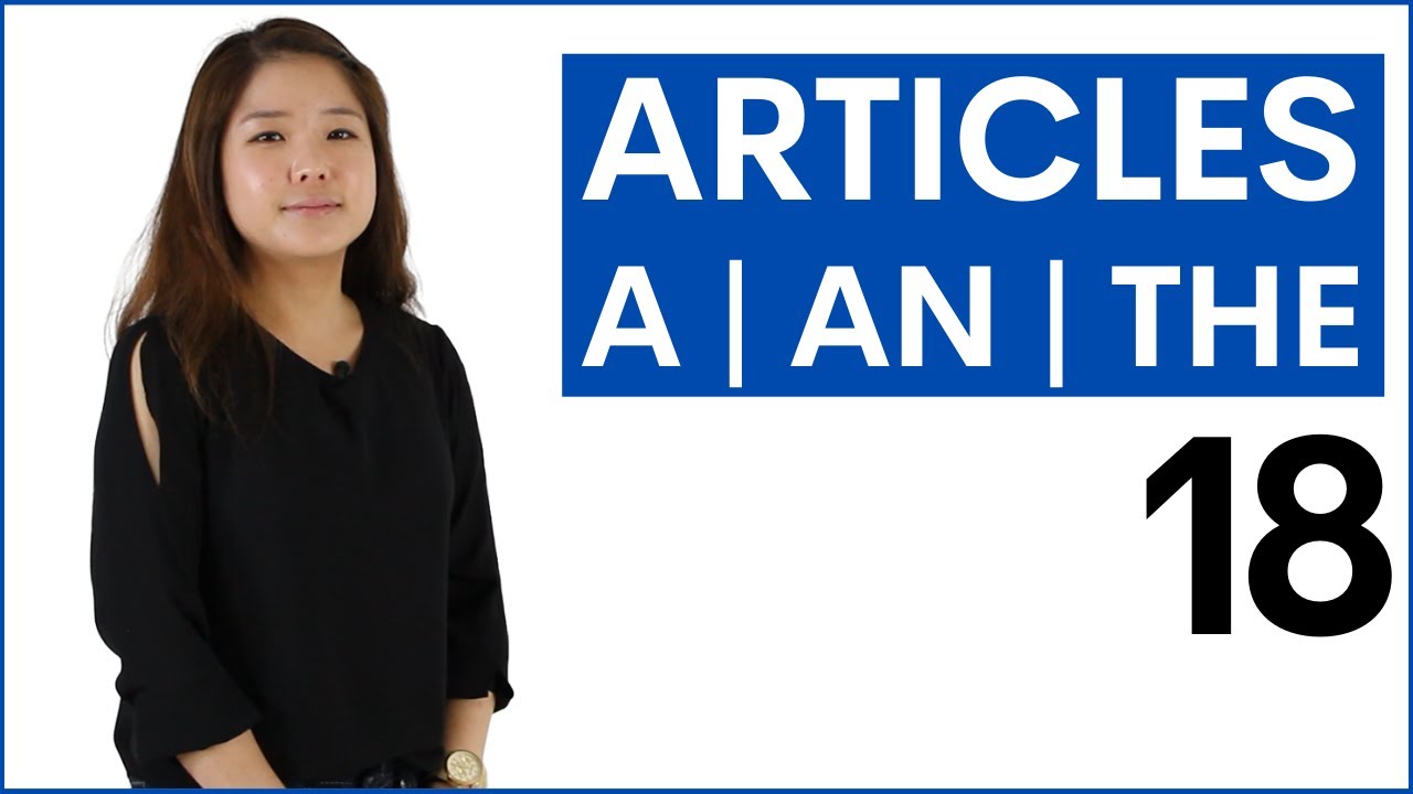 Learn Articles a / an / the | Basic English Grammar Course