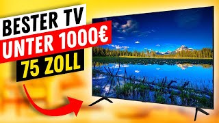 Bester 75 Zoll Fernseher Unter 1000€!? - Hisense 75E6KT vs Samsung Crystal UHD CU7179