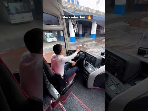Mercedes Benz bus | driving skils | best features | #viral #shorts