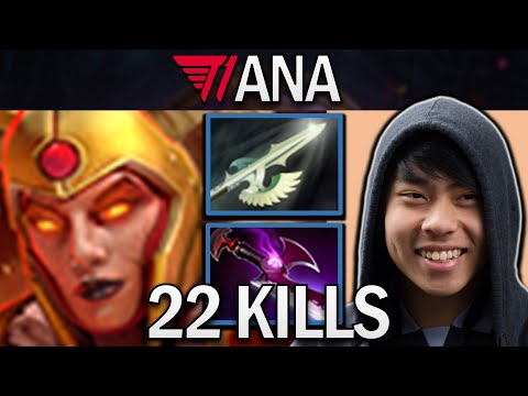 Legion Commander Dota 2 Gameplay T1.Ana with 22 Kills and Halberg