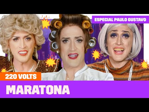 DONA HERMÍNIA, Senhora dos Absurdos e mais de Paulo Gustavo na MARATONA 220 Volts | Humor Multishow
