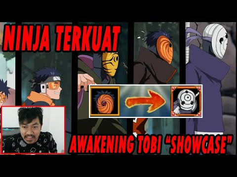 🔥🔥SHOWCASE AWAKENING TOBI [SALAH 1 NINJA TERKUAT KONOHA] - NARUTO NINJA REBIRTH HOTTEST