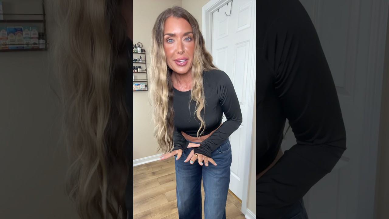 The new jeans from Halara are bringing so much nostalgia  #jeans #halara #halarahaul @Halara ￼