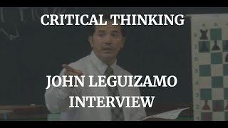 CRITICAL THINKING - JOHN LEGUIZAMO EXCLUSIVE INTERVIEW (2020) video