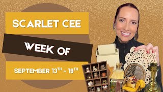 Scarlet Cee | Week of Sept 13th - 19th