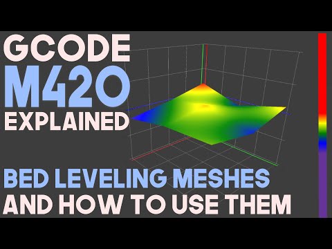 GCODE Tutorials Ep.2 : M420 - How to make your bed levelling work properly, and what M420 does.