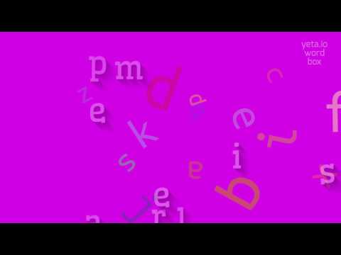 PALMERIES - HOW TO PRONOUNCE IT?