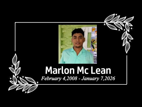 Death Announcement - Marlon Mc Lean