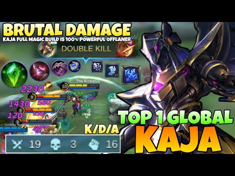 Kaja 100% Deadly Support With Full magic Build 2021! Kaja Best Build 2021 | Top 1 Global Kaja | MLBB