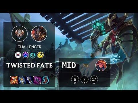 Twisted Fate Mid vs Zoe - KR Challenger Patch 10.6