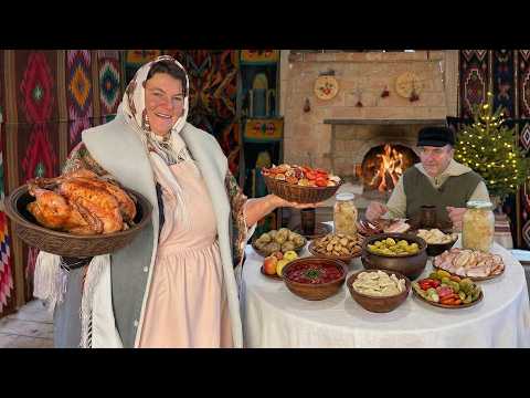 Bobotează într-un sat înzăpezit | Viața de familie și tradițiile sacre de iarnă