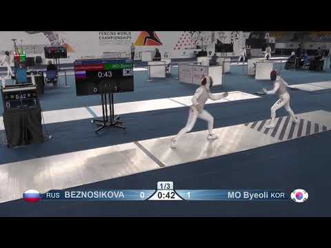 Cairo Worlds 2021 CWF - L8 - Beznosikova RUS v Mo KOR