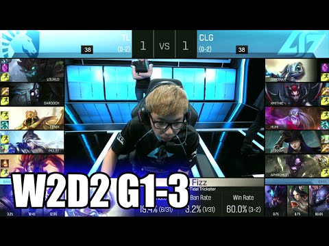 Team Liquid vs CLG | Game 3 S6 NA LCS Summer 2016 Week 2 Day 2 | TL vs CLG G3 W2D2 1080p
