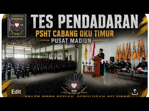 PSHT Cabang OKU Timur Pusat Madiun Sukses Gelar Tes Pendadaran 