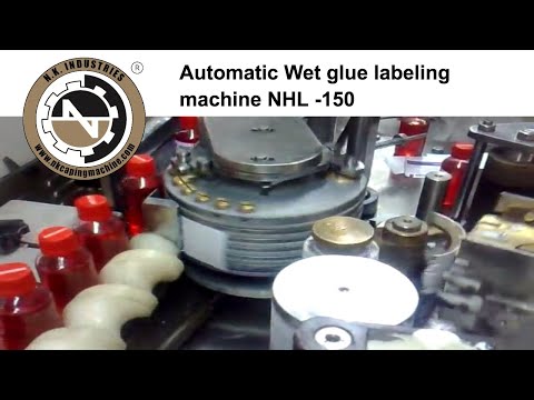 Automatic Wet Glue Labeling Machine Nhl-150