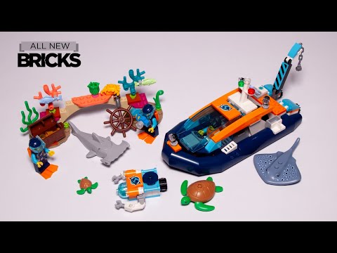 Vidéo LEGO City 60377 : Le bateau d’exploration sous-marine