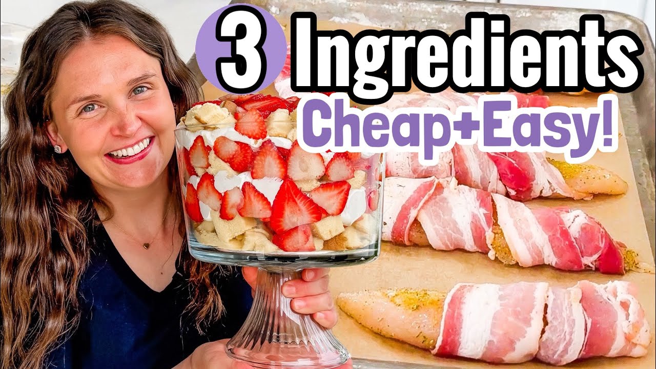 You Only Need 3 Ingredients… 10 EASY Recipes to Try | Julia Pacheco