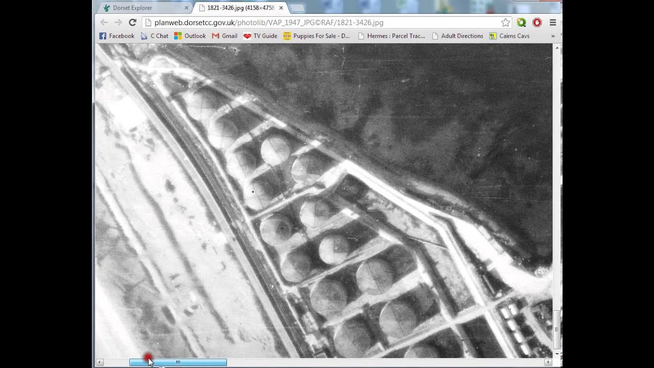 How to view old aerial photos of Dorset - Using Dorset Explorer