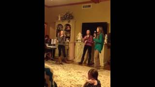 Ally &amp; Macy Moore &amp; Sadie Robertson singing I&#39;ll Be Home for Christmas