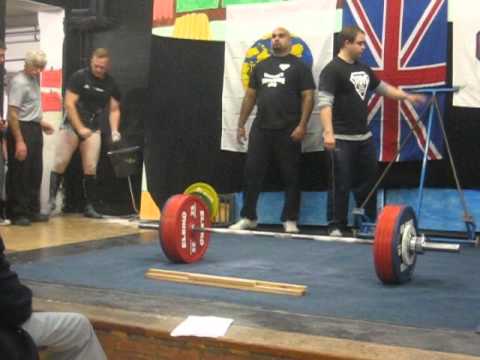 DAN SKINNER POWERLIFTING DEAD LIFT BRITISH RECORD 276KG
