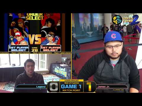 Legend vs James Jr. -  KOF '98 Neo Geo World Tour Season 2 Milwaukee Stop Losers Round 2