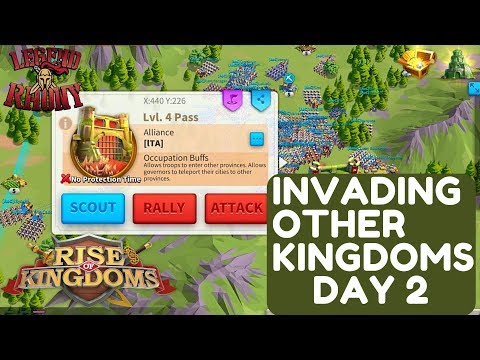 day 2 INVADING OTHER KINGDOMS in LK - UNSEALED REMOVED FROM LVL 4 PASS - Rise of Kingdoms