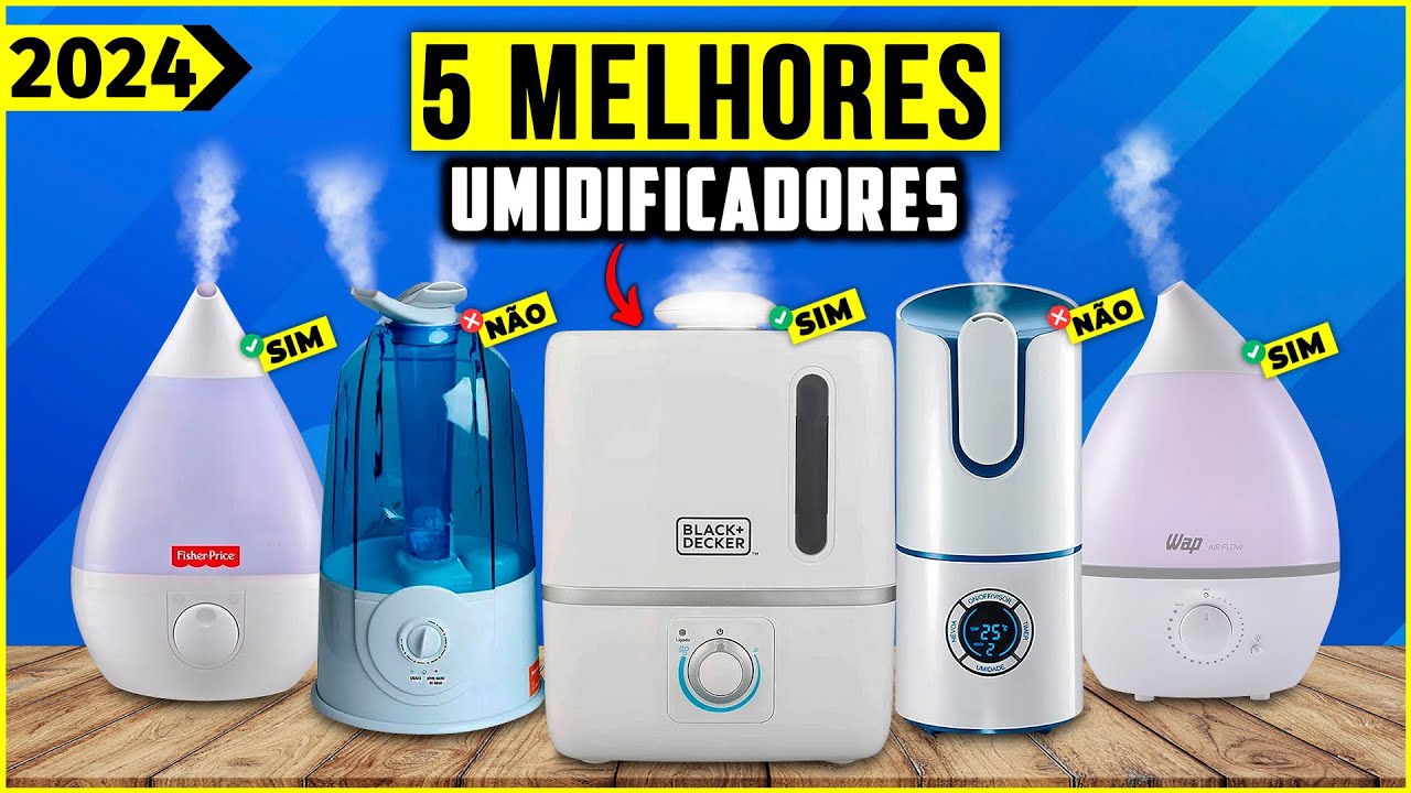 Os 5 Melhores Umidificador de Ar/ Umidificador de Ambiente Em 2024!