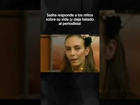 Sasha Sokol responde a mitos sobre su vida ¡y periodista queda helado!