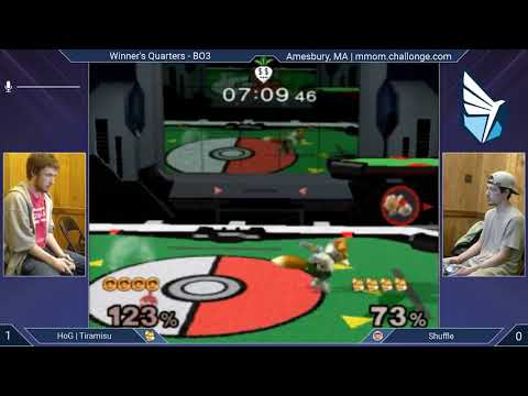 MMOM150 SSBM - HoG | Tiramisu (Fox) vs. Shuffle (Sheik) - Melee WQF