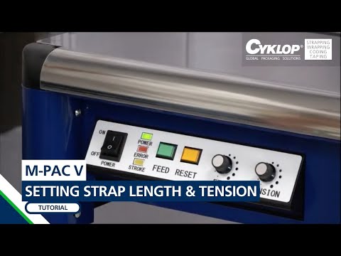 M-Pac V: Setting strap length and tension