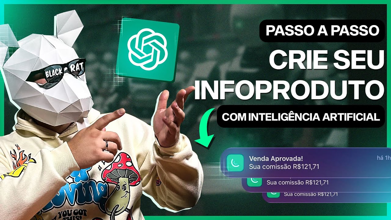 CRIEI UM INFOPRODUTO COM INTELIGÊNCIA ARTIFICIAL EM 48 MINUTOS [GRÁTIS] [Aulão Gratuito]