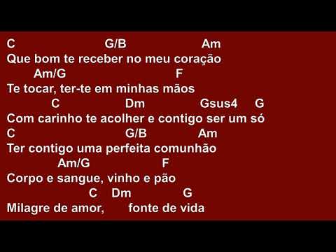 [COMUNHÃO] MILAGRE DE AMOR