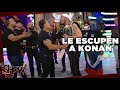 iván rokov le escupe a konan es show