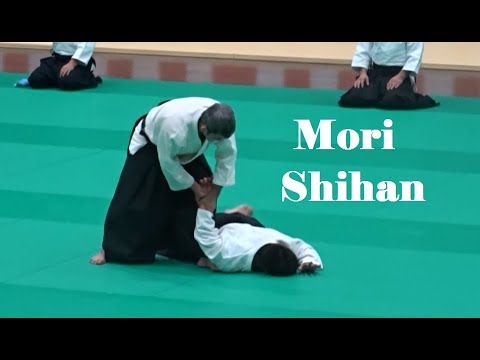 Tomohiro Mori Shihan at the Tokyo Metropolitan Aikido Federation Demonstration 2018