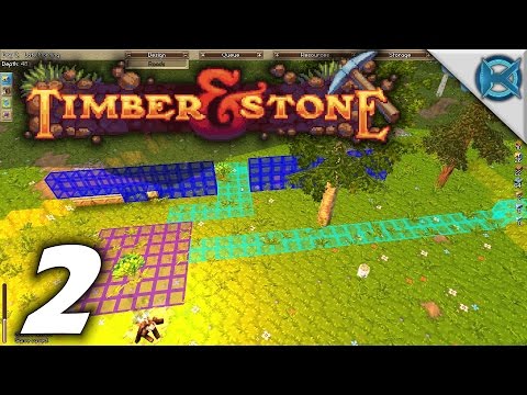 Timber and Stone -Ep. 2- "Hall & Roads" -Gameplay / Let's Play- (S1)