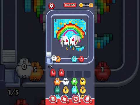 Pixel Flow Level 2619 Walkthrough