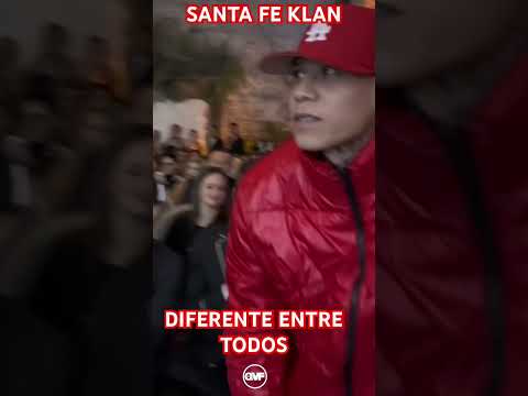 SANTA FE KLAN DIFERENTE ENTRE TODOS #santafe #noticias #ercrackomf #pesopluma #concierto #rap #fyp
