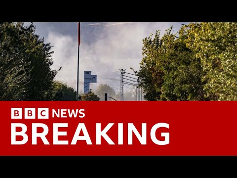 Video | Turkey explosion at aerospace firm kills three people, minister says | BBC News